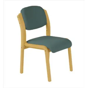 Flex Wooden Stacking Upholstered Chair