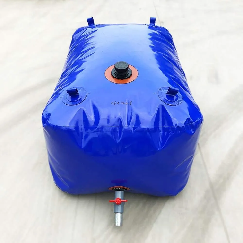 Foldable Rain Barrel Water Tank - 1000L PVC Portable Water Storage Bag with Faucet, Large Capacity for Gardening, Irrigation, Emergency Use(1000L(264gal))