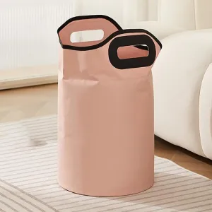 Foldable Travel Foot Bath, High Temperature Resistant Foot Bath Bag with Handle, Multifunctional Foot Bath Bucket, Portable Foot Bath, Suitable for Washing Clothes,Pink