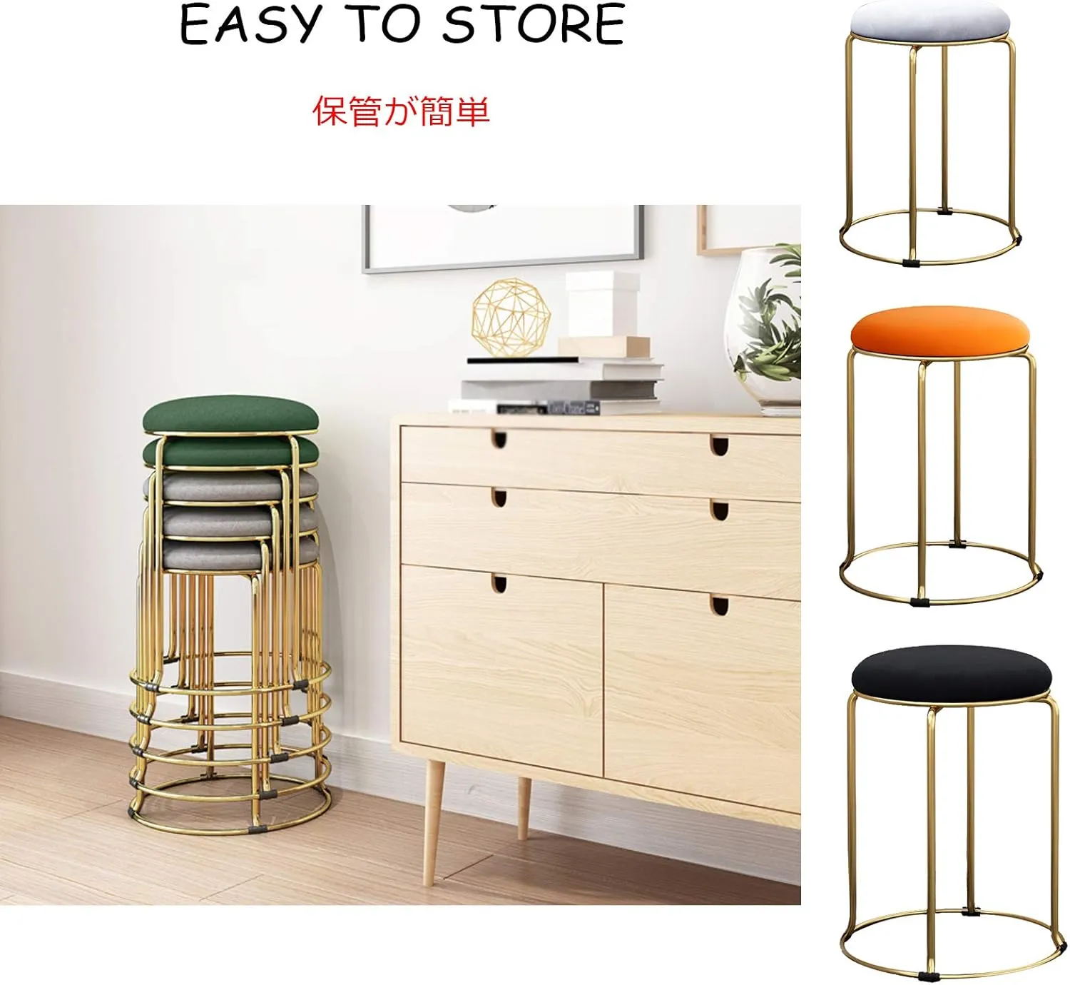 Footstool Stool Workshop - Bar Stool - High Chair Home Office Desk Chairs Metal Round Room Chair Seats Industrial Fixed Height 46cm Stackable Counter Chair Sewing Stool Ergonomic B