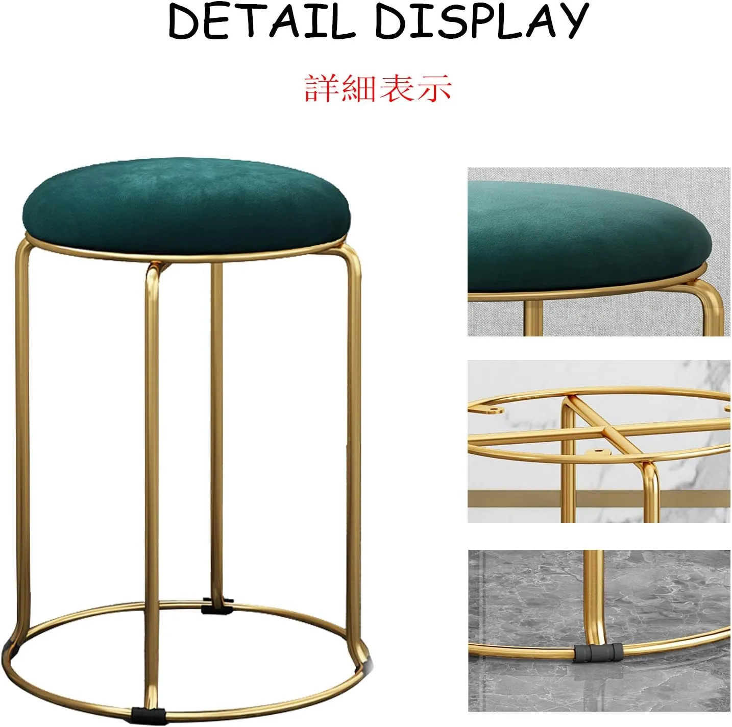 Footstool Stool Workshop - Bar Stool - High Chair Home Office Desk Chairs Metal Round Room Chair Seats Industrial Fixed Height 46cm Stackable Counter Chair Sewing Stool Ergonomic B