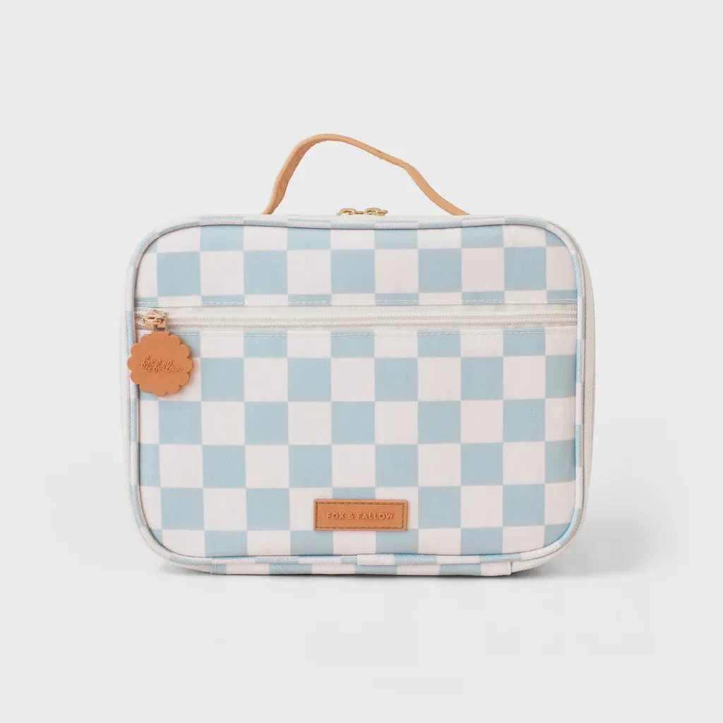 Fox & Fallow - Sage Check MINI Lunch Bag