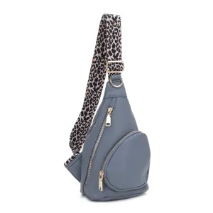Frankie Sling with Leopard Strap