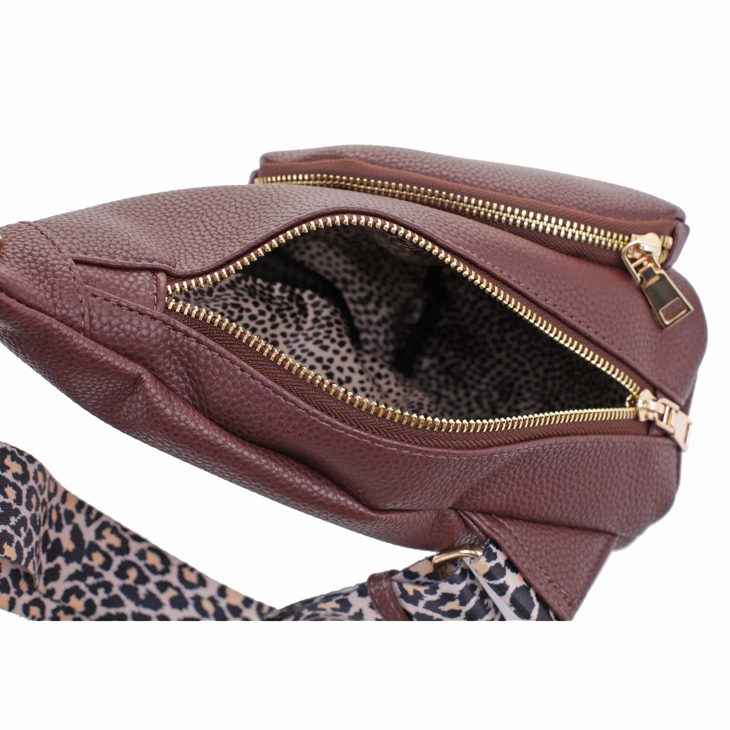 Frankie Sling with Leopard Strap