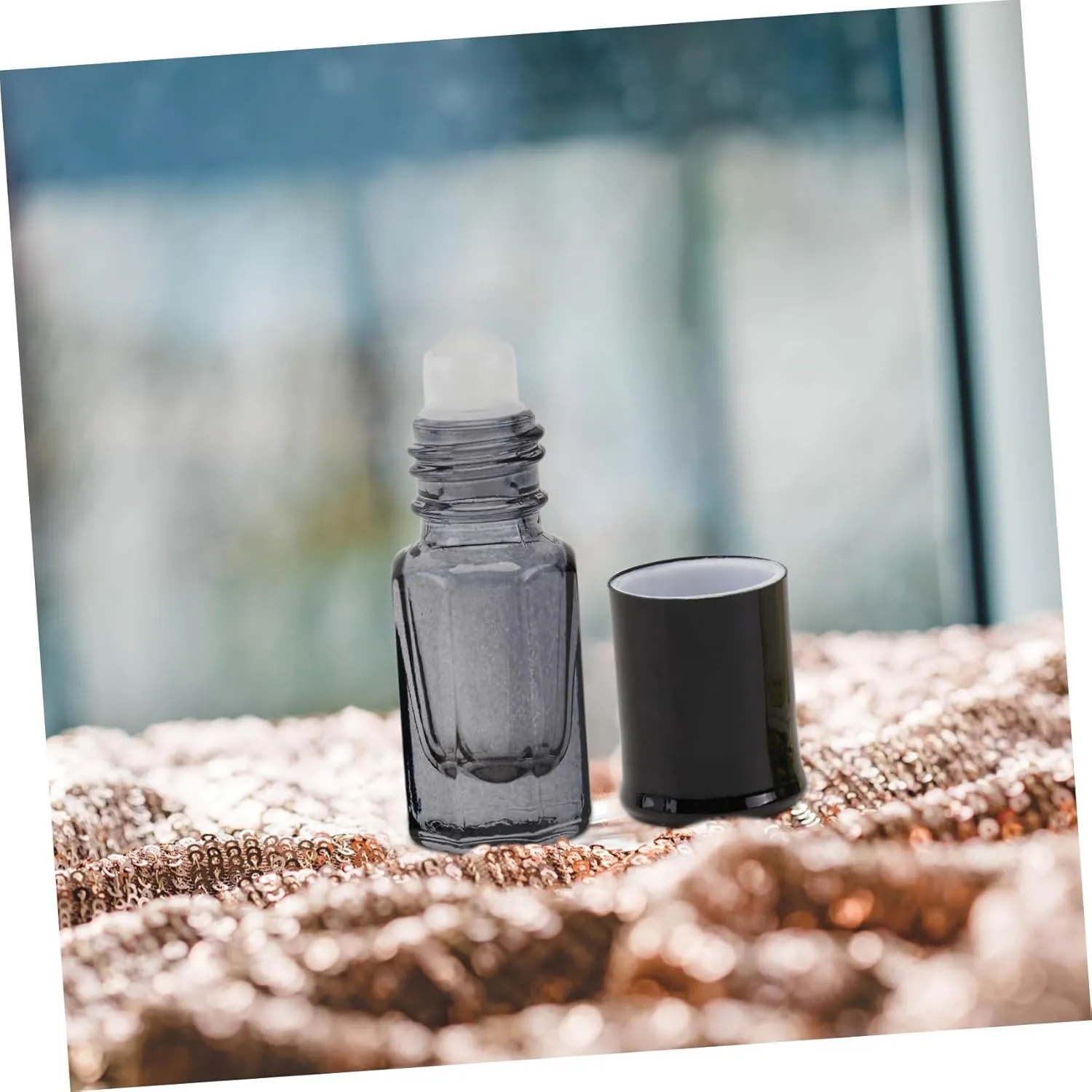 FRCOLOR 12pcs Roller Bottles Refillable Perfume Containers Portable Travel-friendly for Smooth Application Face Body
