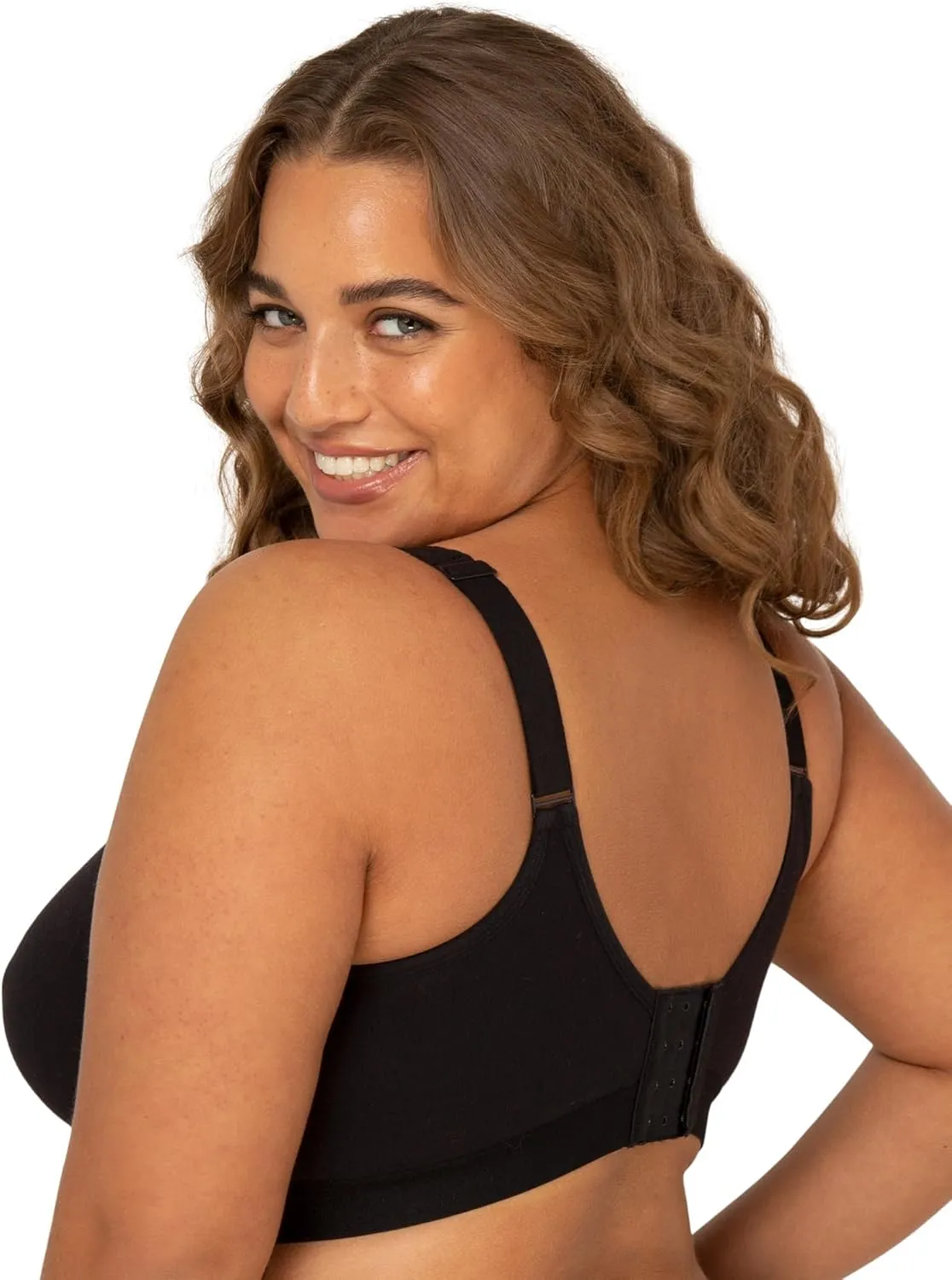 Fruit of the Loom Women's Fit for Me Collection: Plus-Size Wireless Bra - Soft Cotton Comfort & Support