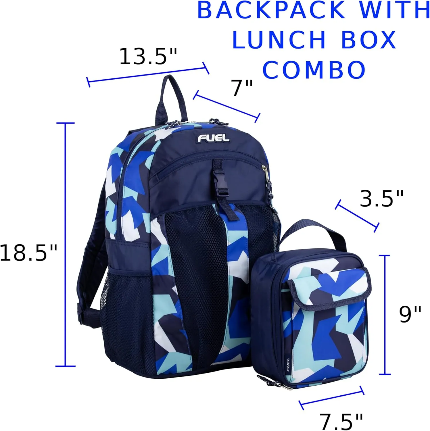 FUEL Travel Backpack Cooler Bag Lunchbox for Work Insulated Cooler Bag Lunch Bag Work Hiking Water Bottle Pockets