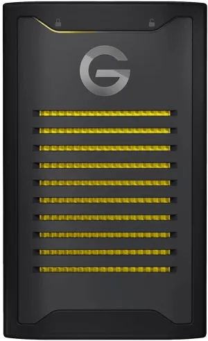 G-Technology 2TB ArmorLock Encrypted NVMe SSD High Grade Security Performance External Storage - USB-C (USB 3.2), Up to 1000 MB/s - 0G10484-1