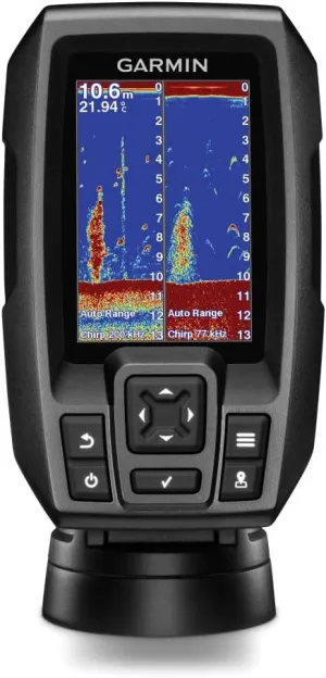 Garmin 010-01550-00 Striker 4 with Transducer, 3.5" GPS Fishfinder with Chirp