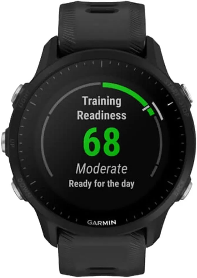 Garmin 010-02638-10 Forerunner® 955, GPS Running Smartwatch, Tailored to Triathletes, Long-Lasting Battery, Black
