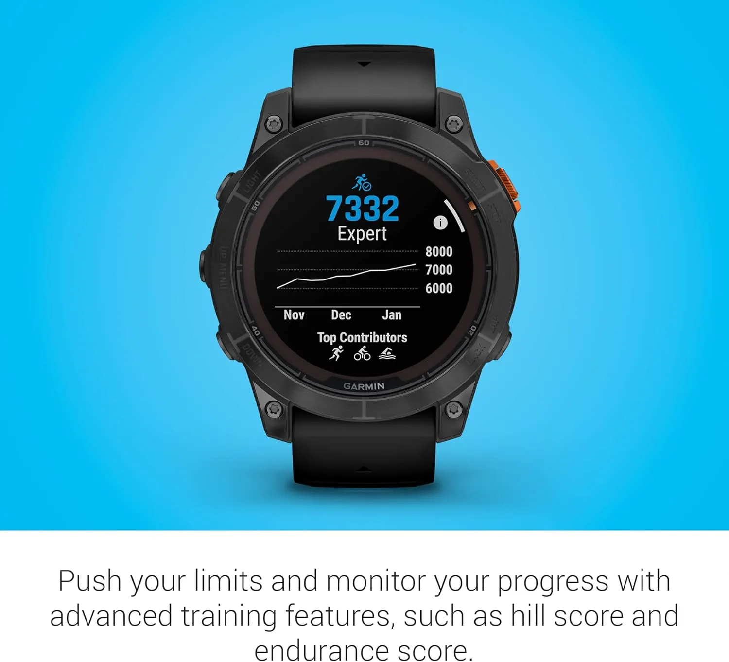 Garmin fēnix 7 Pro Solar, Multisport GPS Smartwatch, Built-in Flashlight, Solar Charging Capability, Black
