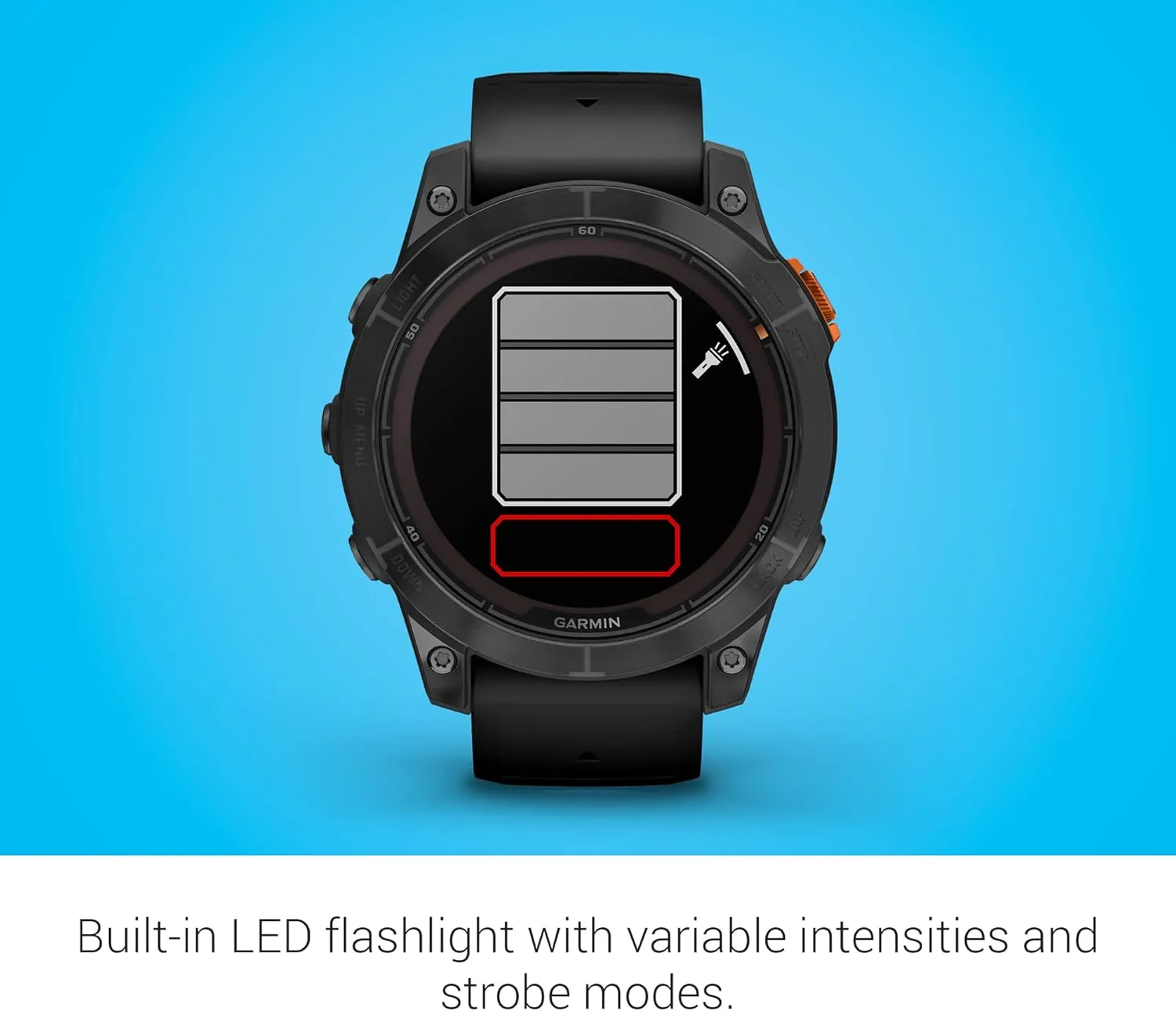Garmin fēnix 7 Pro Solar, Multisport GPS Smartwatch, Built-in Flashlight, Solar Charging Capability, Black