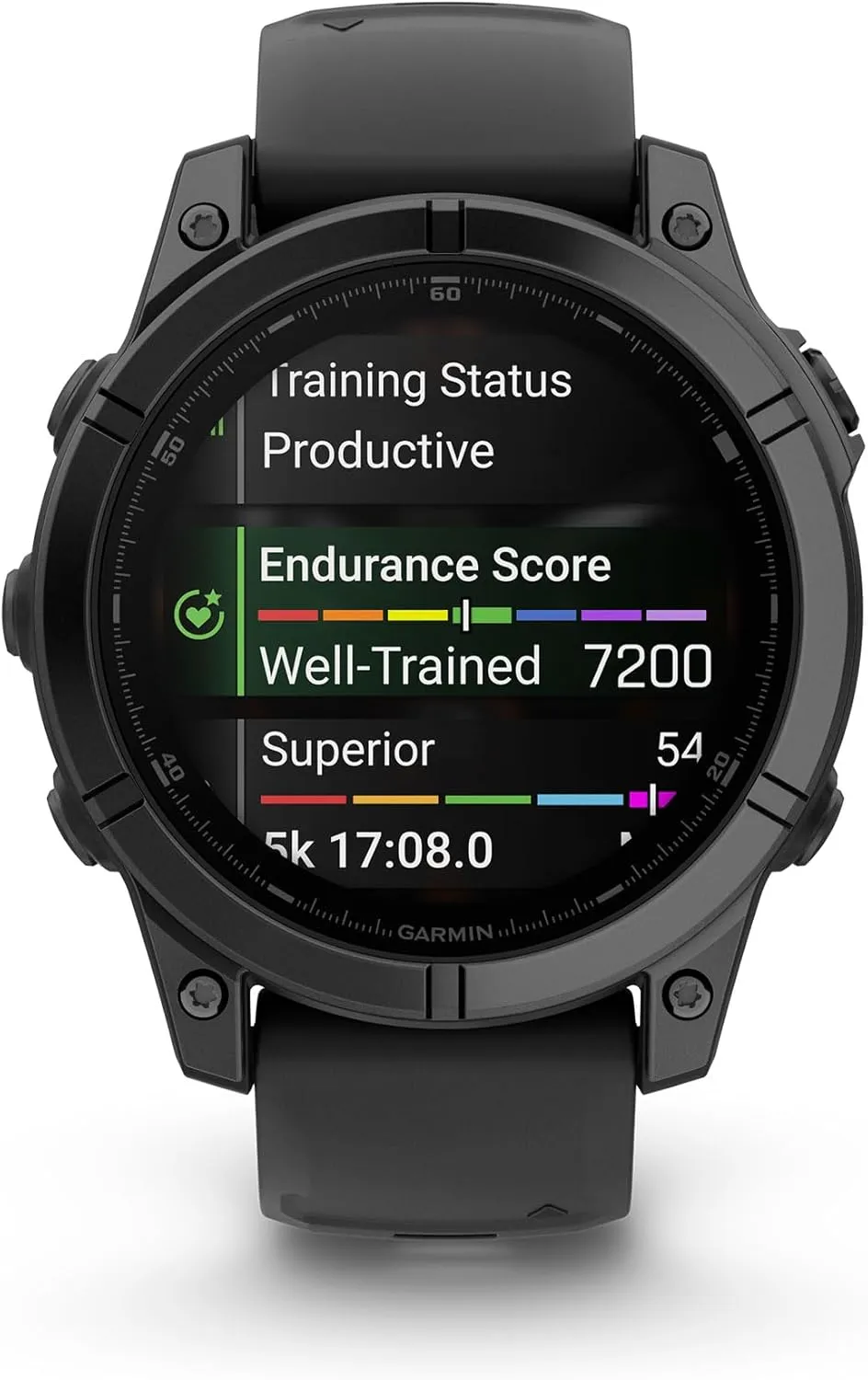 Garmin fēnix® E – 47 mm, AMOLED, Premium Multisport GPS Smartwatch, Long-Lasting Battery Life, Slate Gray Steel with Black Band