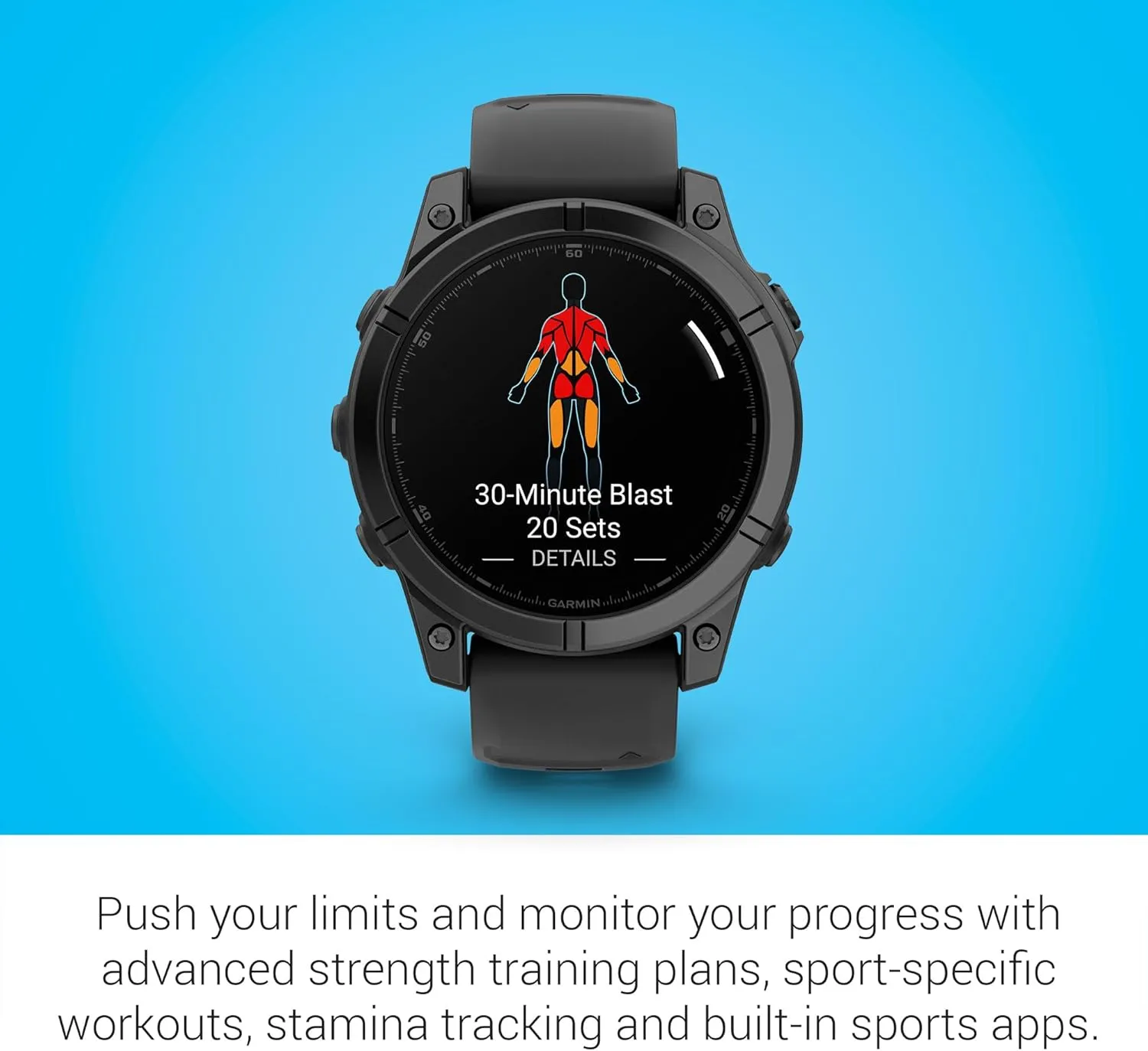 Garmin fēnix® E – 47 mm, AMOLED, Premium Multisport GPS Smartwatch, Long-Lasting Battery Life, Slate Gray Steel with Black Band