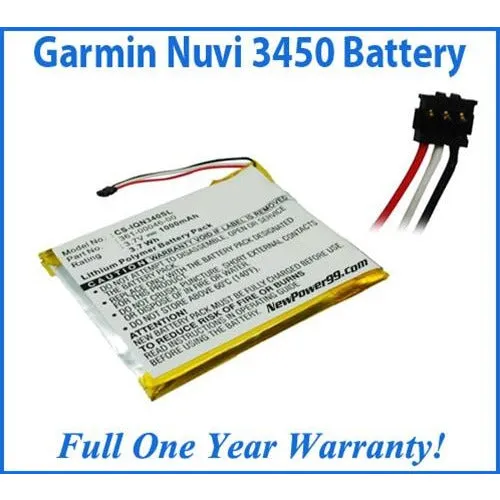 Garmin Nuvi 3450  Battery Replacement Kit with Tools, Video Instructions, Extended Life Battery and Full One Year Warranty