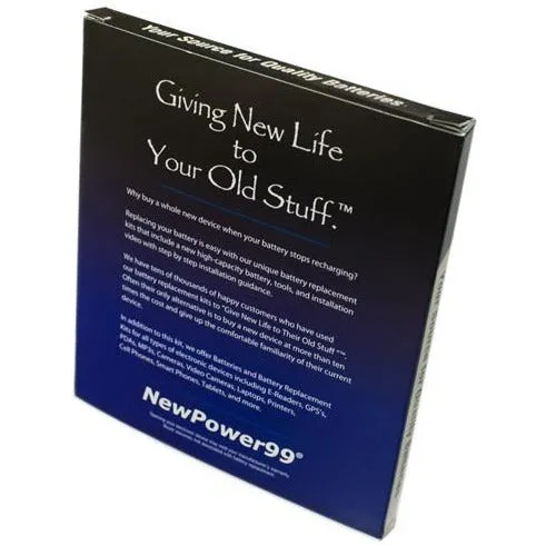Garmin Nuvi 40 Battery Replacement Kit with Tools, Video Instructions, Extended Life Battery and Full One Year Warranty