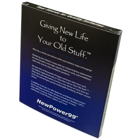 Garmin Nuvi 600 Battery Replacement Kit with Tools, Video Instructions, Extended Life Battery and Full One Year Warranty
