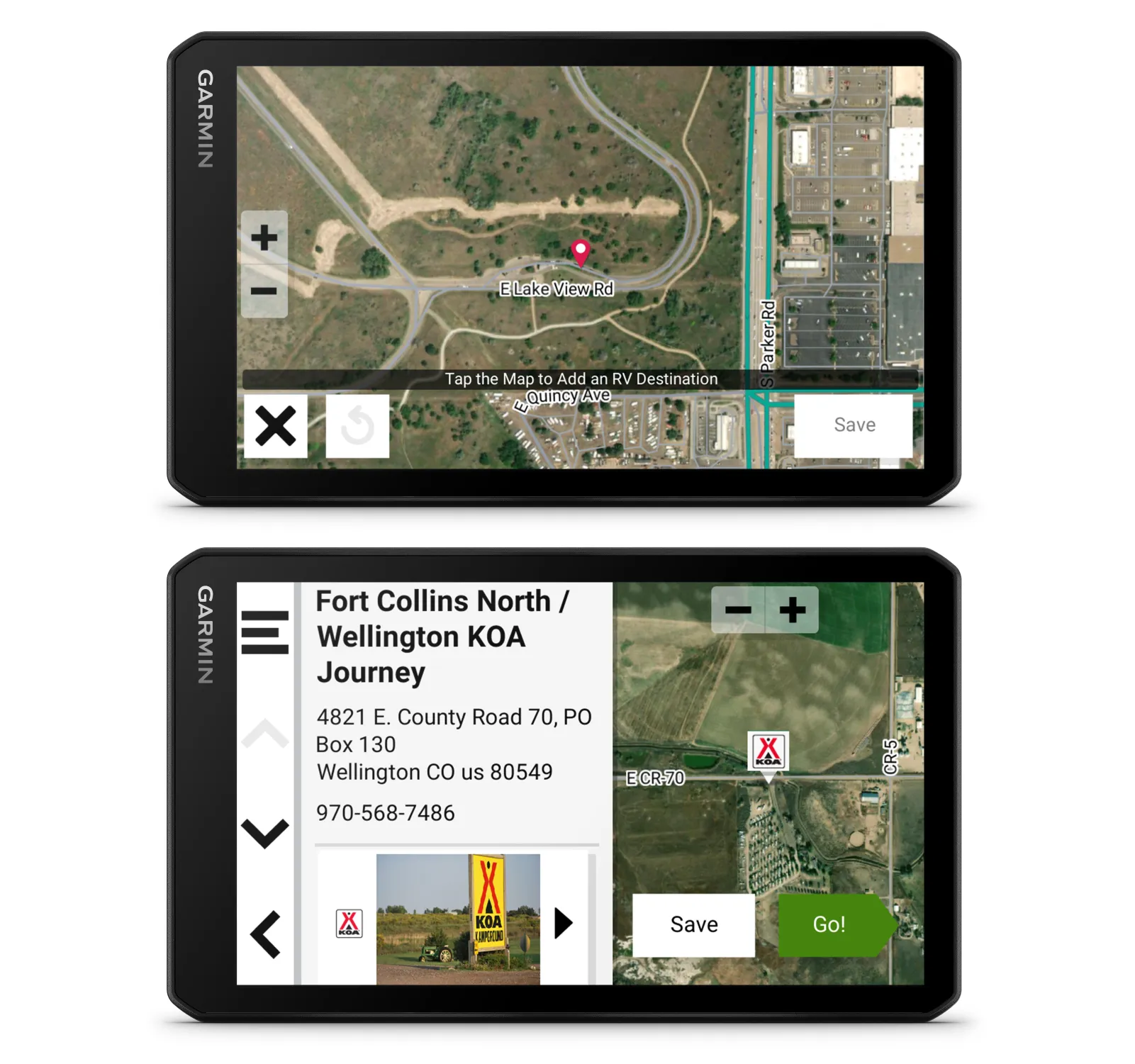 Garmin RV Cam 795, Large, Easy-to-Read 7” GPS RV Navigator, Built-in Dash Cam, Automatic Incident Detection with Power Pack Bundle