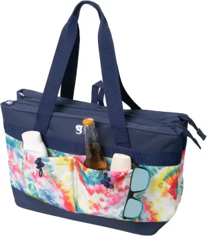 geckobrands 2 Compartment Tote Cooler – Durable, Leak-Proof Insulated Cooler Bag for Food and Drinks