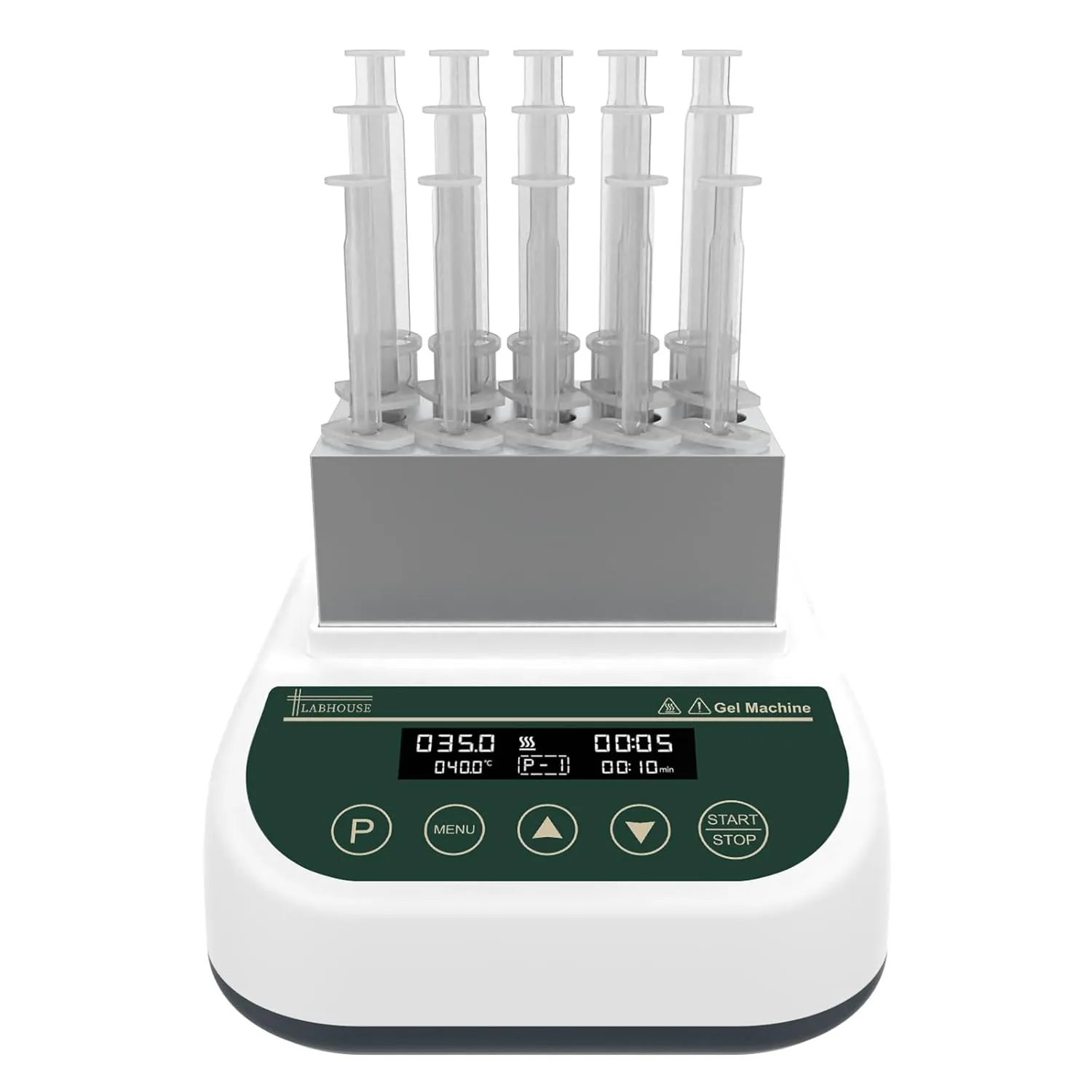 Gel Heating Machine Professional PRP Plasma Gel Maker 5ml/10ml/15ml Block Dry Bath Incubator Temperature Control Timing Function