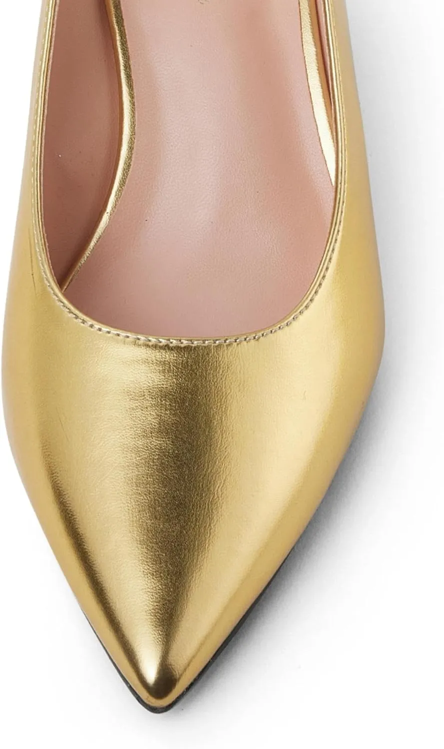 GENSHUO Women's Slingback Closed Toe Block Chunky Low Heel Pumps - 2.36 Inches Office Wedding Party Dress Shoes