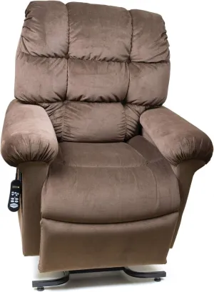 Golden Technologies Cloud PR510 SME Small/Medium Dual Motor Infinite Position Lift Chair Zero Gravity Recliner - Hazelnut Fabric plus Heat and Massage