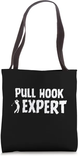 Golf Golfing Terminology Pull Hook Shot Swing Expert Tote Bag