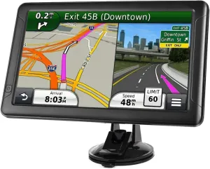 GPS Navigation for Car, 9 INCH Latest 2025 Map (Free Lifetime Updates) Turn-by-Turn Voice and Lane Guidance, Speed and Red Light Warning