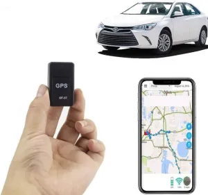 GPS Tracker for Vehicles, Mini Magnetic GPS Real Time Car Locator, Full USA Coverage, No Monthly Fee, Long Standby GSM SIM GPS Tracker for Vehicle/Car/Person , Black