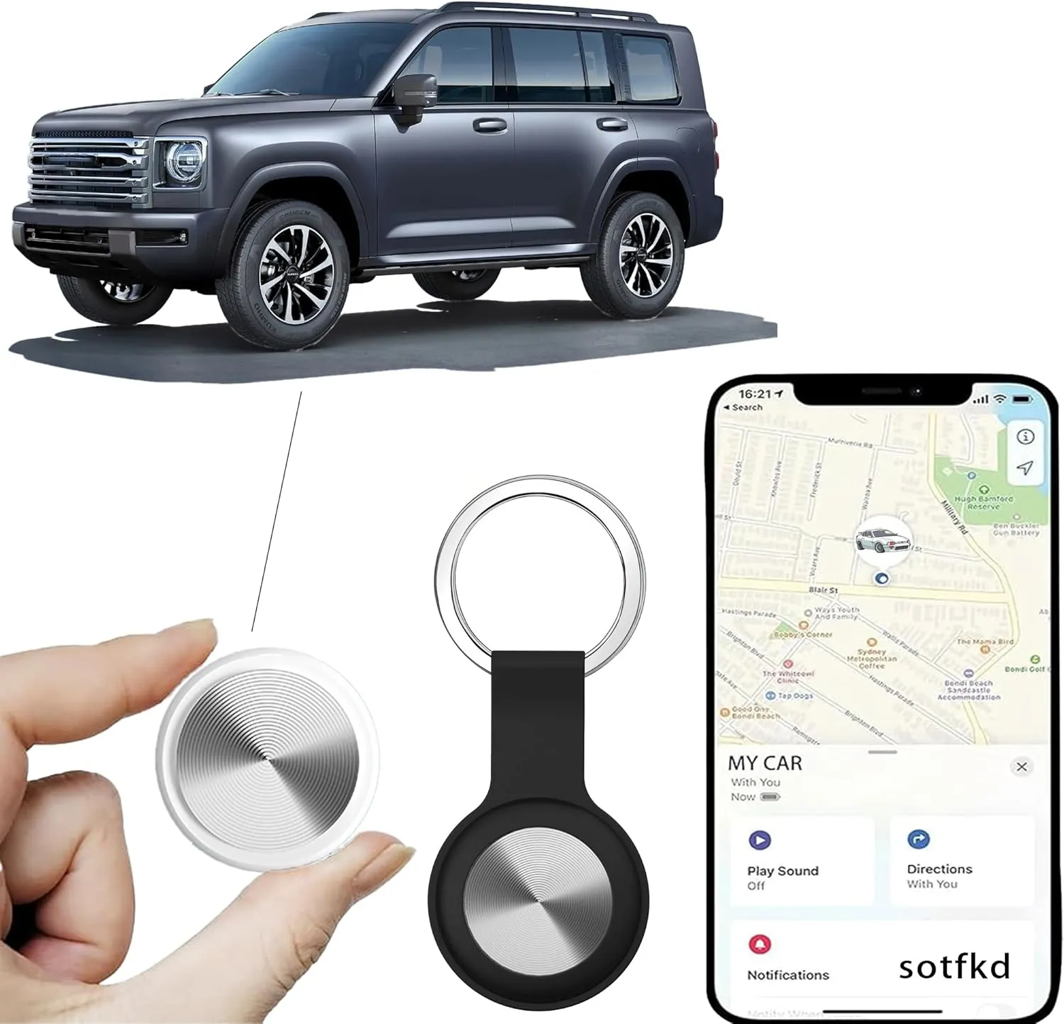 GPS Tracker for Vehicles,Tracker Device for Vehicles,GPS Tracker,Car Tracker Device | Android and iOS Universal | No Charging Required | No Monthly Fee | Waterproof