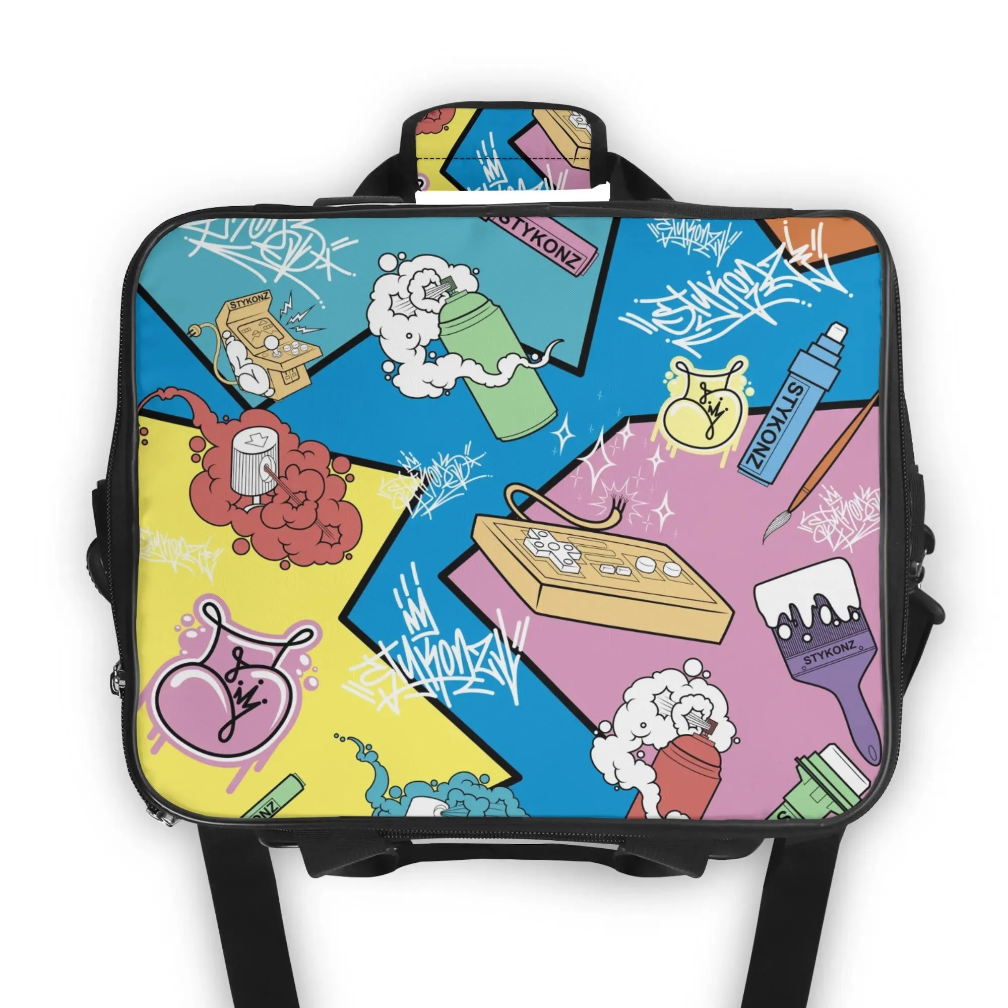 Graffiti Lunch Bag Picnic Bag Cooler Bag feat 90s Elements
