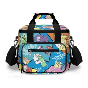 Graffiti Lunch Bag Picnic Bag Cooler Bag feat 90s Elements