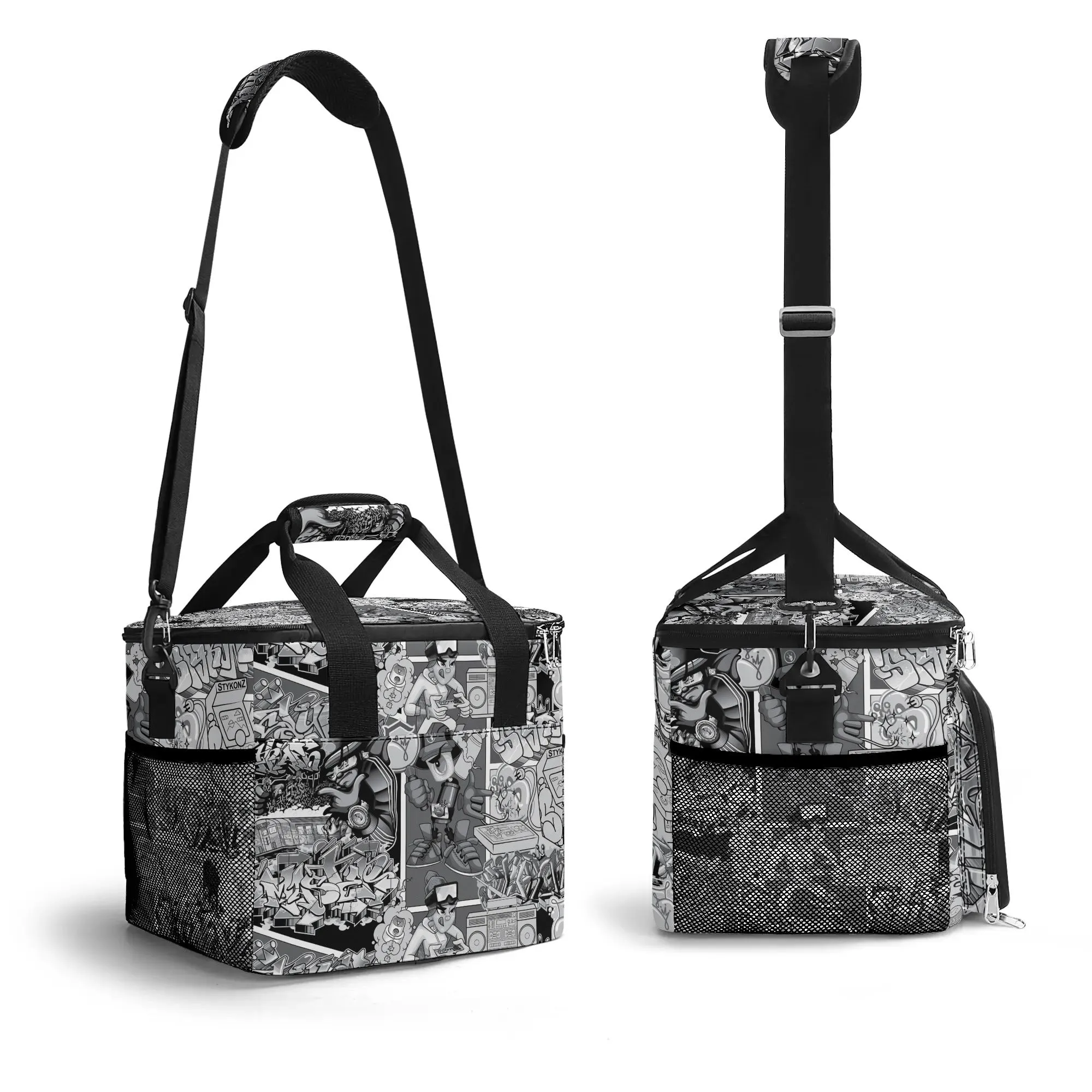 Graffiti Lunch Bag Picnic Bag feat BW Comic Stykonz