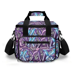 Graffiti Lunch Bag Picnic Bag feat Purple Wildstyle