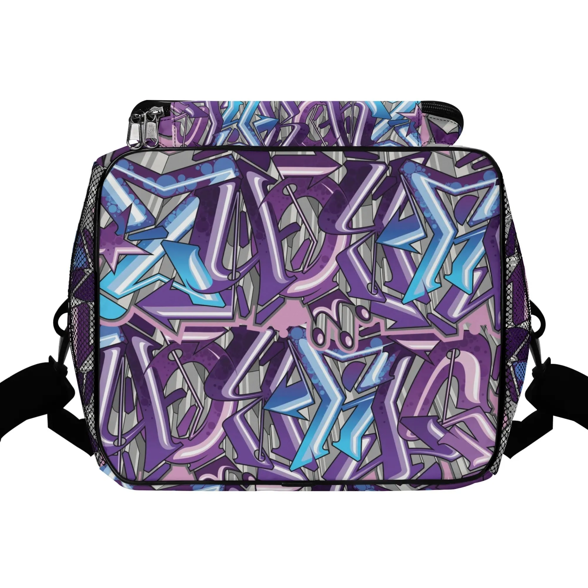 Graffiti Lunch Bag Picnic Bag feat Purple Wildstyle
