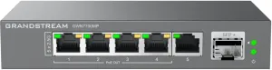 Grandstream GWN7700MP | 6-Port Multi-Gigabit Ethernet Unmanaged PoE Switch | 2.5G Bandwidth | Plug & Play | Desktop/Wall-Mount | Fanless Metal Design