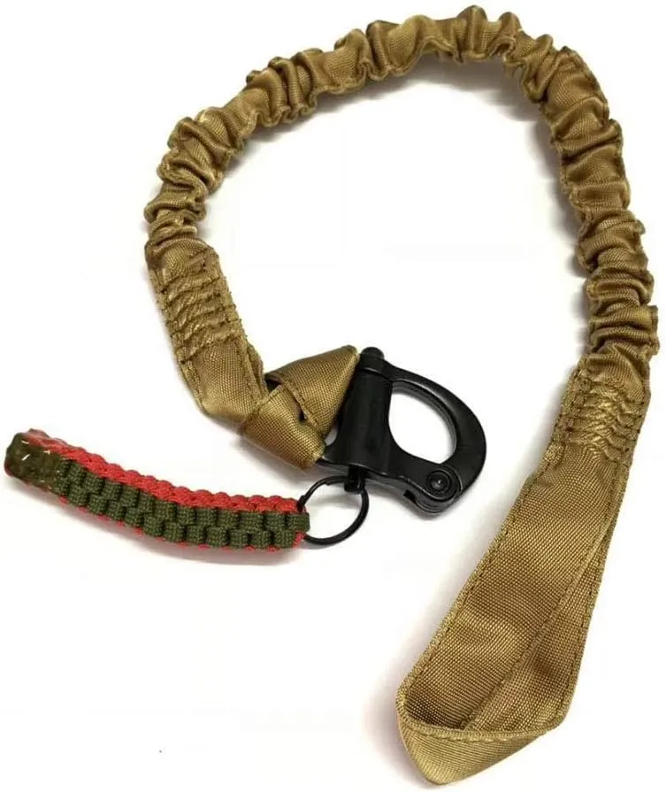 H World EU Tactical Upgraded Version Multi-Use Adjustable Quick Release Retractable Safety Sling Lanyard for Outdoor Sports Airsoft Hiking