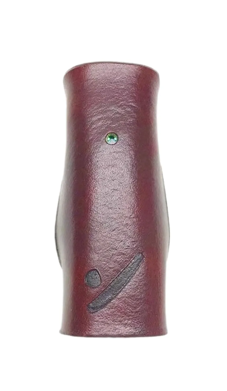 Handmade Leather Heat Diffuser Skin Case for Pax 2, 3, Plus, Made in California (Bordeaux)