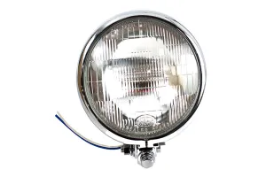 HARLEY 5-3/4 inch Round Headlamp Assembly Chrome fits 0-  Custom, application