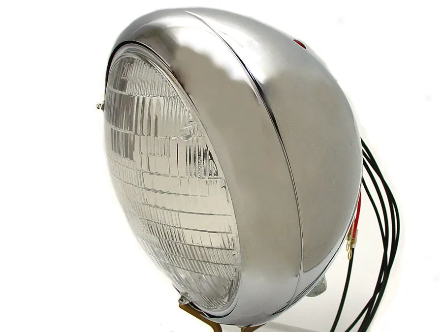 HARLEY Chrome 7 inch K Headlamp fits 1957-1958 XL,   1954-1956 K,