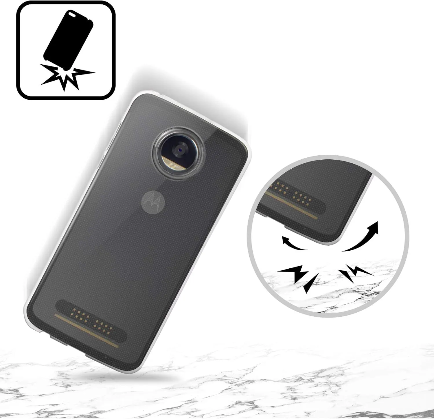Head Case Designs Officially Licensed Ninola Handpainted Stripes Multi Patterns 4 Soft Gel Case Compatible with Motorola Edge 40 Neo 5G