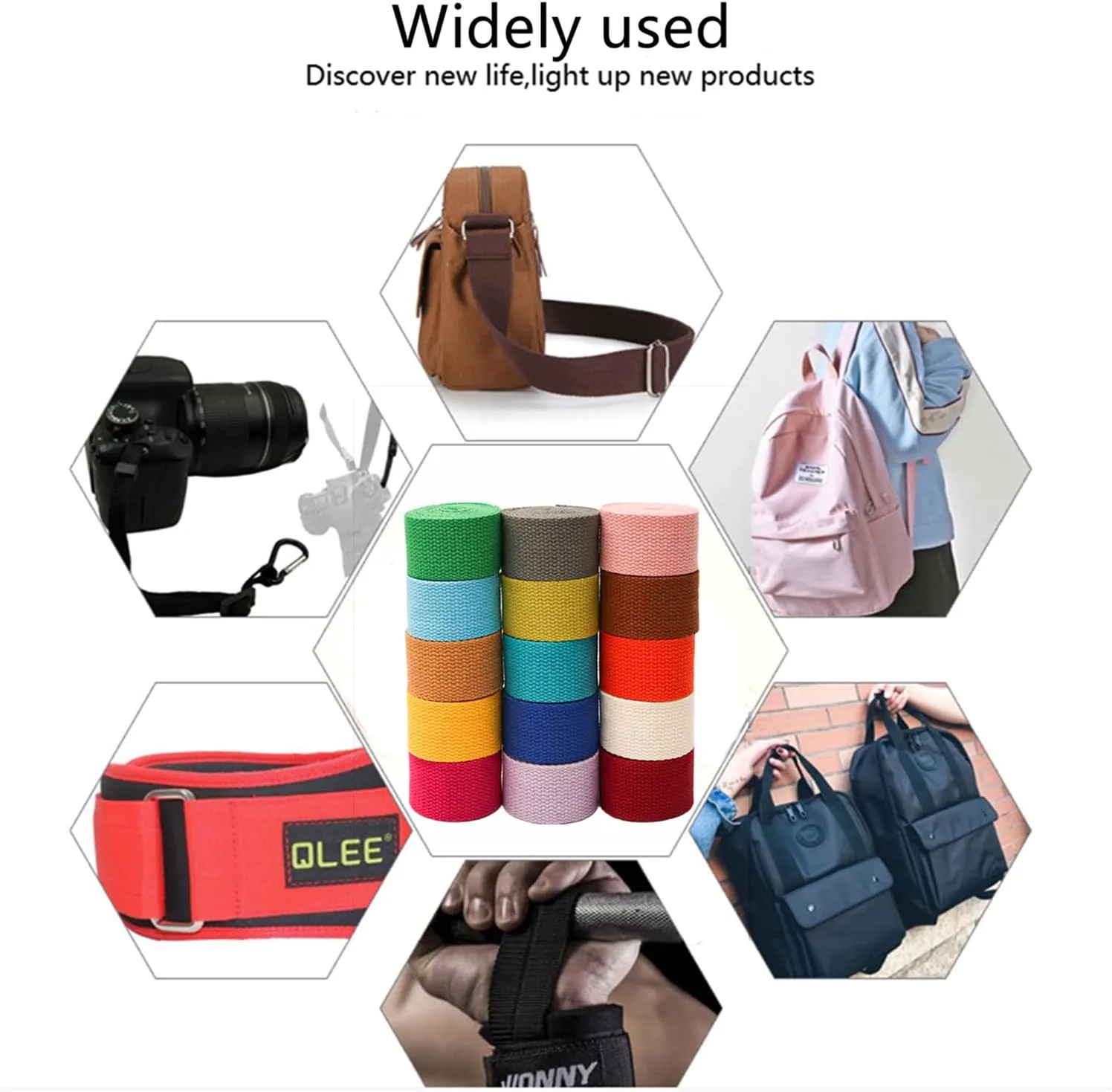 Heavy Cotton Webbing 1.5 inch - Strap for Bags Making Handles Climbing Strapping