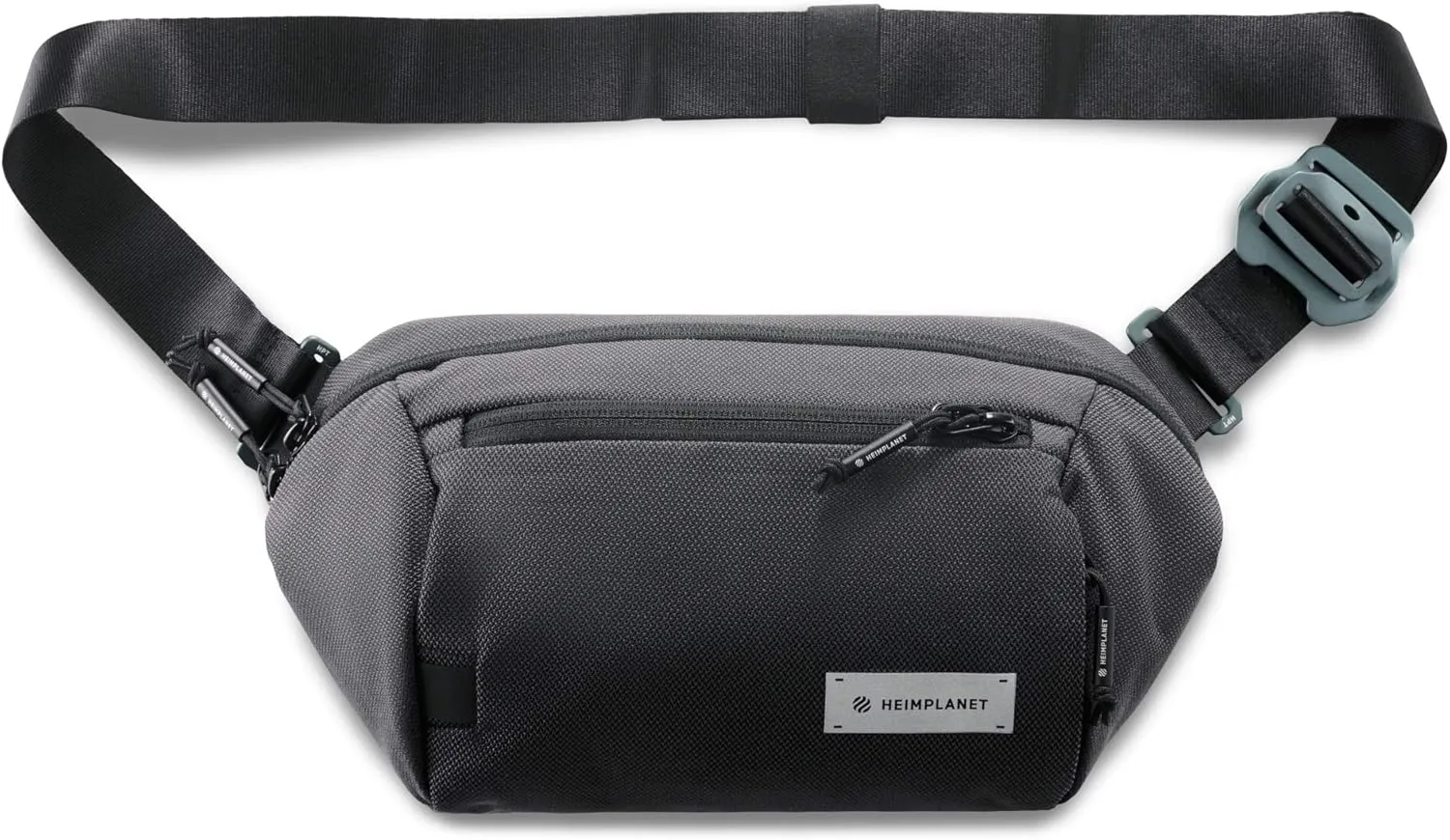 HEIMPLANET Original | Transit Line Sling Pocket XL | Water-resistant Waist Pack Made of Durable and Sustainable DYECOSHELL | Adjustable, detachable strap | Supports 1% for The Planet (Castlerock)