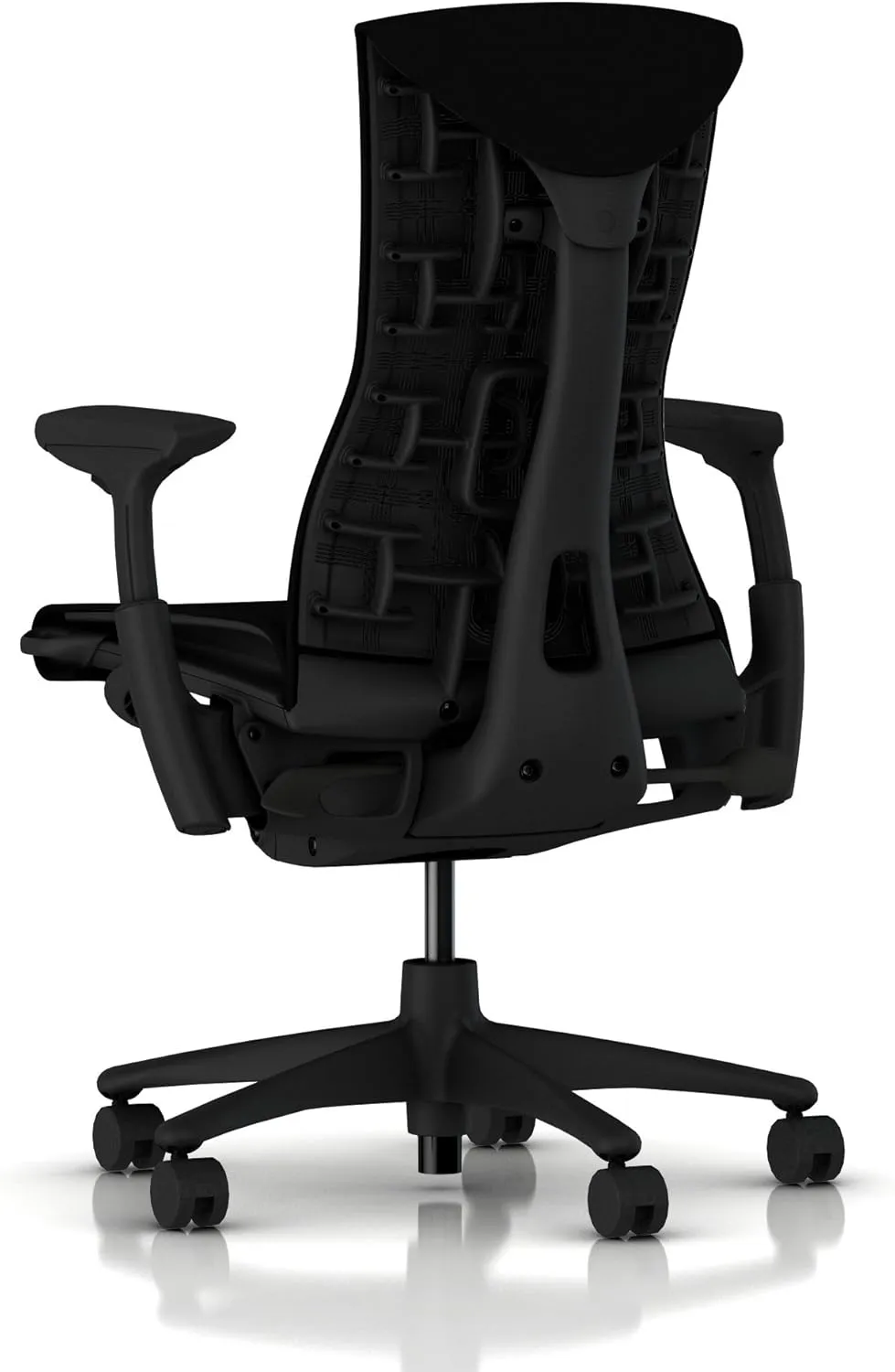 Herman Miller Embody Ergonomic Office Chair | Fully Adjustable Arms and Carpet Casters | Black Rhythm