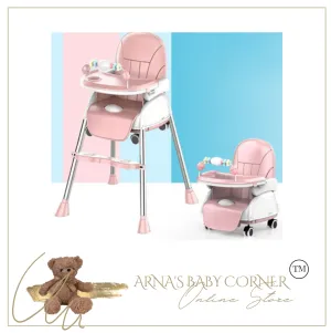 High Chair Adjustable Multi Functional (4 Colours)