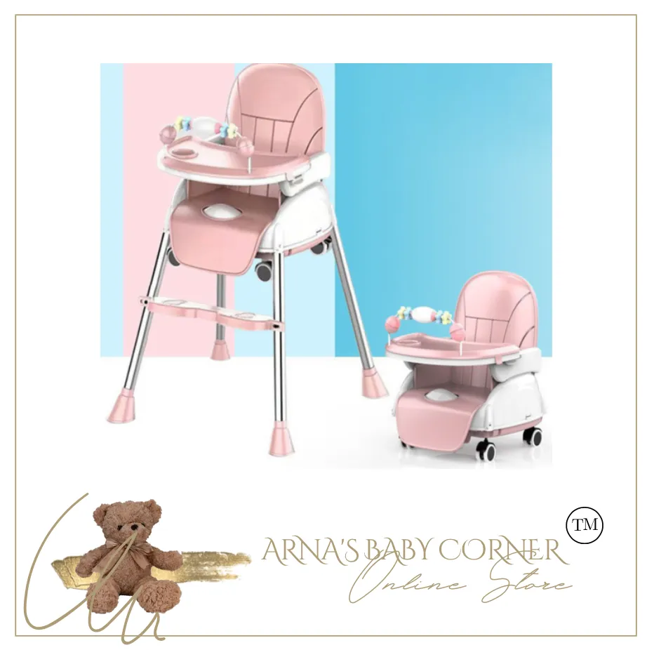 High Chair Adjustable Multi Functional (4 Colours)