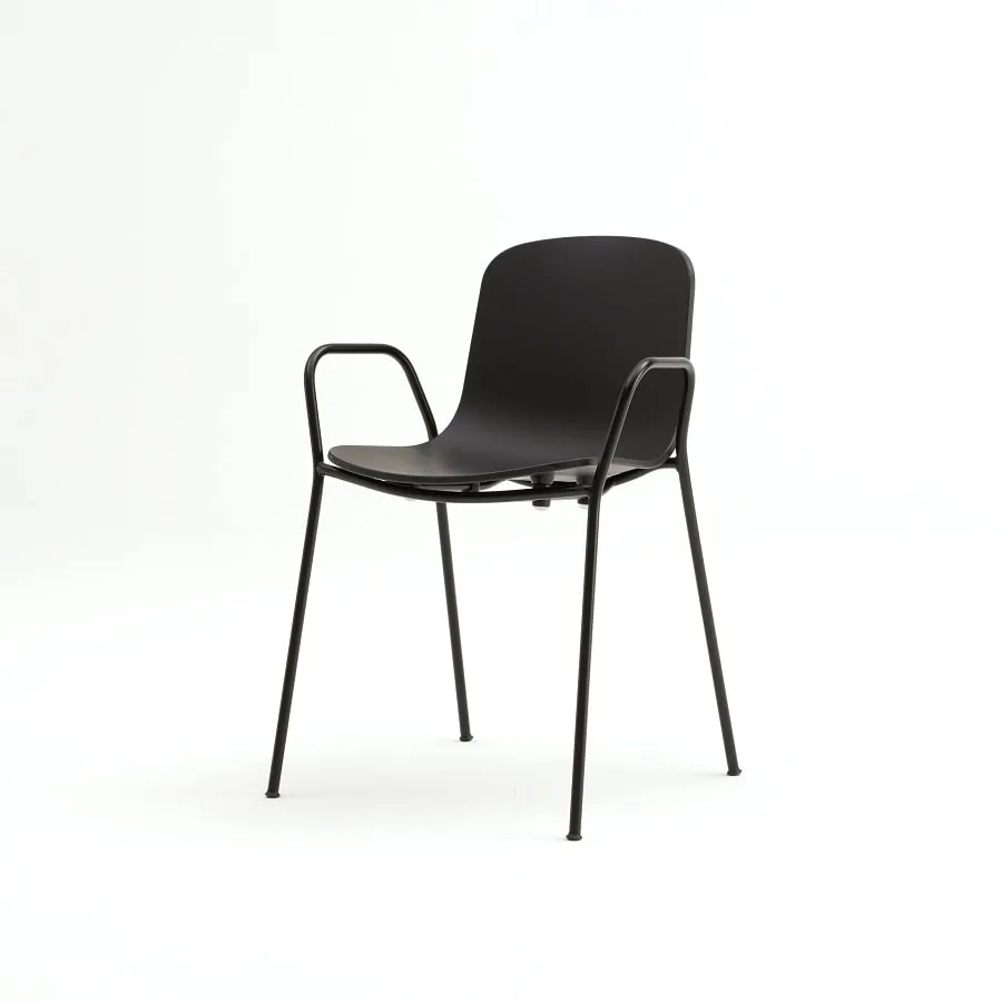 Holi Stackable Chair Solid w/Arms