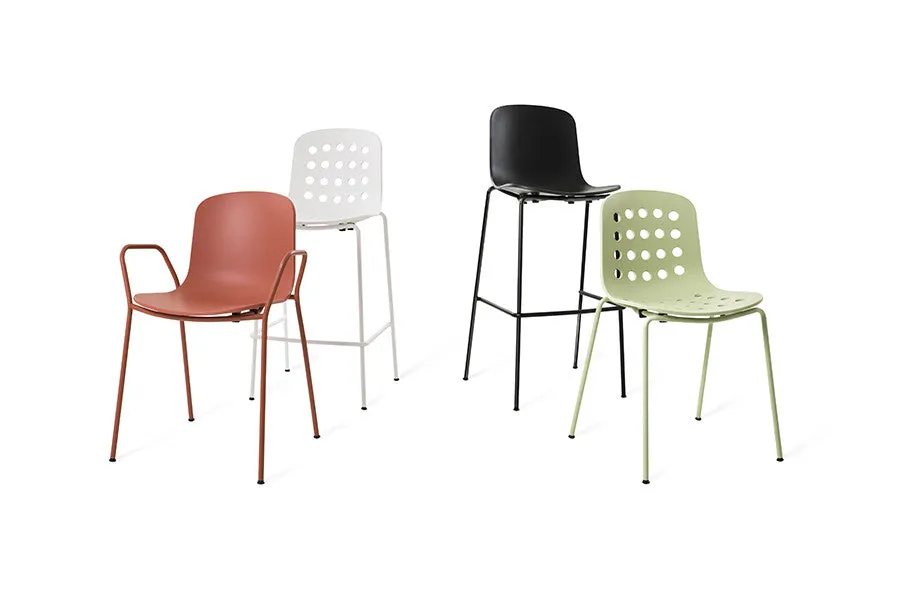 Holi Stackable Chair Solid w/Arms
