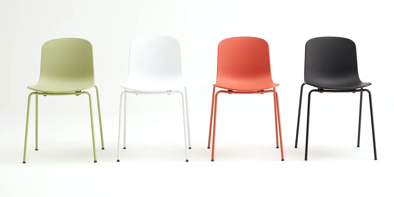 Holi Stackable Chair Solid w/Arms