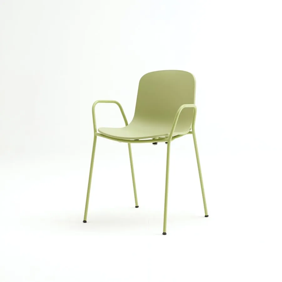 Holi Stackable Chair Solid w/Arms